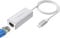 RJ45 Ethernet LAN Network Adapter for Phone - Ethernet LAN Network Adapter for Phone Pad,1m Cable,10/100Mbps High Speed,Plug and Play (Silver)