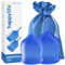 Happylife Menstruationstasse - 15 & 20 ml Fassungsvermögen - 62mm & 67mm Länge - Menstrual Cup - ergonomischer Griff - medizinisches Silikon weiches Material - menstrual disc - Blau