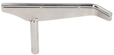 Werkzeugauflage für Drehmaschinen, Legierter Stahl J Gebogene Drechselwerkzeugauflage für 0,63-Zoll-Drehmaschinensockel, Drechselschalen-Werkzeugablage für Drechselbank,