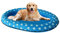 Xiuganpo Bateau Gonflable en PVC pour Chiens, Radeau de Piscine Pliable pour Chien, 140 * 96cm, pour Les Chiens de Moins de 40kg, sûr avec des Trous de Refroidissement sur la Chaleur (Bleu
