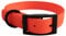 Hundehalsband aus Biothane, abwaschbar, geruchsneutral und pflegeleicht für kleine bis mittelgroße Hunde (Orange, L)