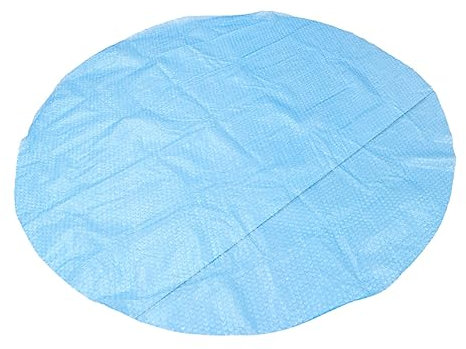 ANDRESLAD Paquete De 2 Mantas Protectoras para Piscina Preservación del Calor Impermeables De Plástico para Piscinas Circulares Fácil De Instalar Y Quitar