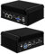 SJRC Low Power Mini PC Celeron N2840, Fanless Industrial Computer with Dual COM RS232, 2 x RJ45 Gigabit LAN Micro Desktop Computer with 8GB RAM 64GB SSD, HD, VGA, WiFi5/BT4.2
