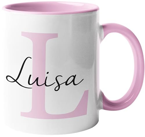Namentasse-personalisierte Tasse mit Namen (Rosa)