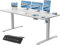 JUMMICO Höhenverstellbarer Schreibtisch mit USB-Ladeanschluss 200 x 80 cm, Schreibtisch Höhenverstellbar Elektrisch, Steh-Sitz Tisch Stehpult Verstellbarer Computertisch,Standing Desk,Grau