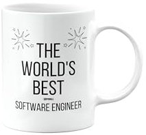 The Worlds Best Software Engineer Mug, Happy Birthday Gifts for Colleague, Coworker, Boss, Manager, Leaving Present, Female, Male, Men, Women, Christmas, mm-CA-326a_286