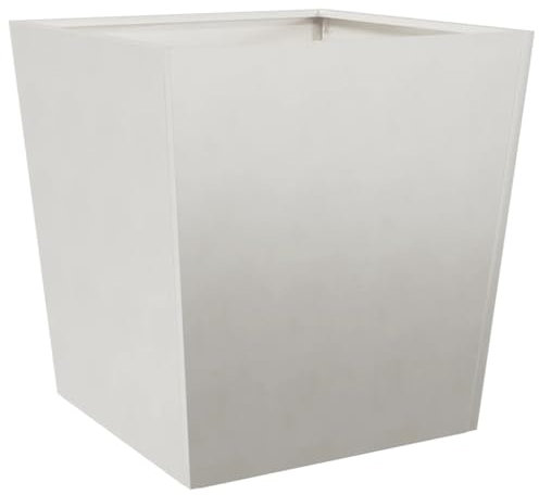 HEFZGDB Pflanzkübel 50x50x50 cm Edelstahl Pflanzkübel Groß Blumentopf Gross Innen Pflanzentopf Gross Blumenkasten für Garten Parks Innenhof Terrasse