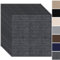 Teppichfliesen 50x50cm Teppichfliesen Selbstklebend - 10 Stück Set - 2.5m² - Teppichboden, Teppich Fliesen mit Rückendeckung, Strapazierfähiger Teppich Bodenbelag für Wohnung, Büro, Gewerbe,Dunkelgrau