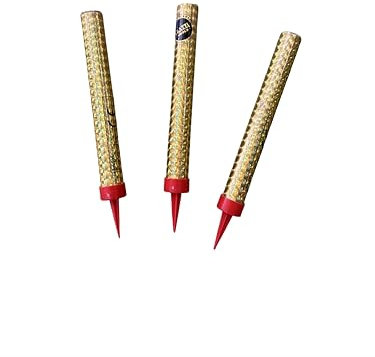 Goldene Glitzerkerzen mit roter Spitze, dekorativ, für Partys, 100 Stück