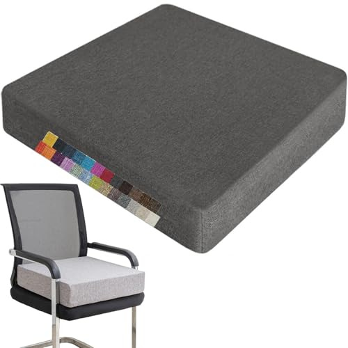 Holomaalahi autositzerhöhungen Erwachsene 45x45x15cm Sitzkissen für Indoor & Outdoor Nutzung – waschbar, mit Reißverschluss,rutschfestes Sitzkissen für Gartenstuhl
