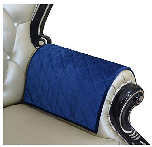 HAOMAIJIA Sofa-Armlehnenbezug, Armlehnenbezug, rutschfest, gesteppt, Möbelschutz für Ledersofa (ANAVY, 35,6 x 35,6 cm, Sofa-Armlehnenbezug, 2 Stück)