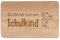 Frühstücksbrett Brotbrett fürs Schulkind zum Schulanfang (mit Name Mädchen)