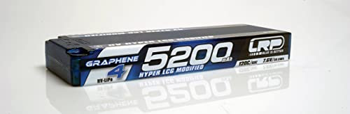 LRP HV Hyper LCG Modified GRAPHENE-4 5200mAh Hardcase Akku 7,6V Lipo 120C/60C