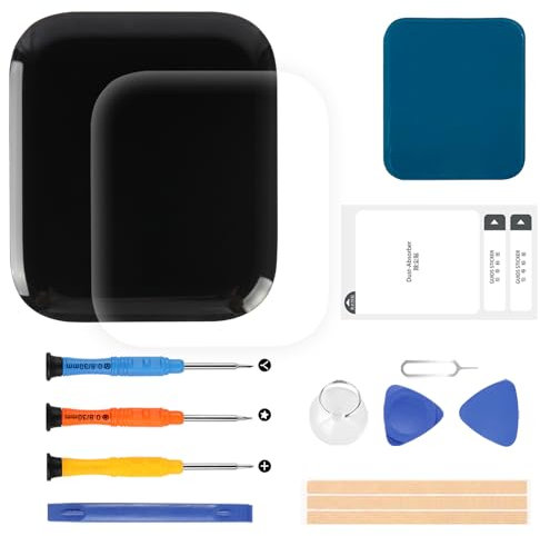 per Apple Watch Serie 4 Sostituzione dello Schermo S4 40 MM 44 MM Display LCD Touch Glass Digitizer Assembly per Apple Watch 4 Pantalla Part Kit +Pellicola Protettiva +Strumenti (44 MM LCD con Touch)