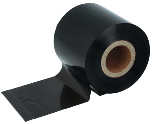 vhbw Thermotransfer-Band kompatibel mit Datamax Honeywell H-4310 | H-4212 Drucker Etikettendrucker, Wischfest, 60 mm x 300 m, Wachs Harz Schwarz