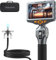 Teslong Two-Way Articulating Inspection Camera with Light, 5-inch IPS Endoscope Camera with Articulation Head, 5FT Borescope with Lights, Automotive Mechanics Fiber Optic Scope (8.5mm)