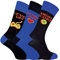 Sock Snob Mens Retro Gaming Funky Novelty Video Game Socks 6-11 | 3 Pairs (as8, numeric, numeric_6, numeric_11, regular, regular, High Score)