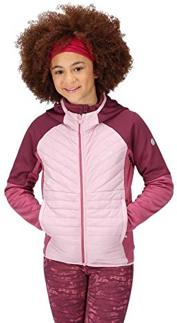 Regatta Enfants unisexes Veste Softshell hybride pour enfant Kielder V Coat, Rose.,