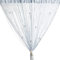 Vidillo Perlenvorhang, Fadenvorhang Glitzer Weiss 100 x 200 cm Wandvorhang Schaufensterdekoration, Raumteiler Fliegenschutz für Hochzeit, Café, Restaurant (Perle-Grau), door string curtain