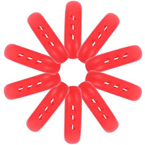 CALLARON 10stücke Teiliges Anti-verbrennungs Griffschützer Hitzebeständige Griffhüllen Für Pfannen Und Töpfe Rutschfeste Silikonhüllen Für Gusseisen Und Kochgeschirr