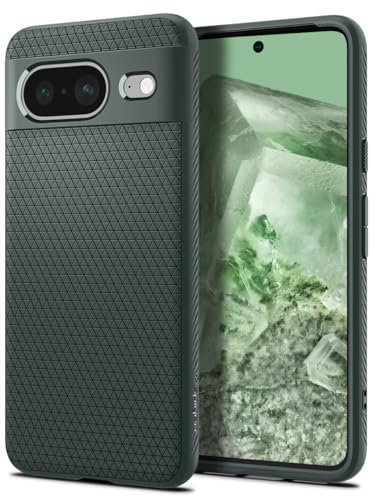 Spigen Liquid Air Hülle Kompatibel mit Google Pixel 8 -Abyss Green