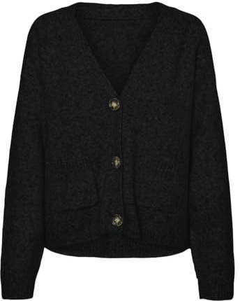 VERO MODA VMBOOM LS V-Neck Button Cardigan GA NOOS