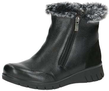 Caprice Damen Warmfutter 9-26408-43 Mode-Stiefel, Black Comb, 37 EU Weit