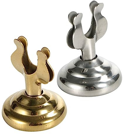 Zerodeko Papierhalter 2St Tischbild Fotohalter Nummer Rezepthalter Harfe Tischhalter Ornament Bilder Notizklammern Fotoständer-Clip Pop Klipp schmücken Menüregal Bankett Dekorationen Halter