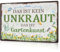 Putuo Decor 1 Stück deutsches Vintage-Metall-Blechschild „Das ist kein Unkraut das ist Gartenkunst“, Wandkunst-Dekor für Zuhause, Bauernhaus, Garten, Hinterhof, 7,8 x 11,8 Zoll