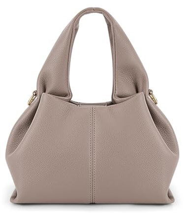ACUYE Y2K Sac fourre-tout en cuir pour femme, sac à bandoulière Y2K, sac à main Hobo avec sangle réglable, sac fourre-tout en cuir synthétique, sac à bandoulière pour l'automne, 02-Gris Mini, 23cm