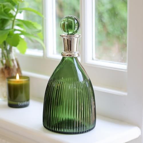 Culinary Concepts London Emerald Glass Port Decanter with Stopper