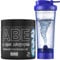 Applied Nutrition Bundle ABE Pre Workout 375g + Electric Shaker | All Black Everything Pre Workout Powder, Energy Drink, Physical Performance, Creatine, Beta Alanine, Caffeine (ICY Blue Raz)