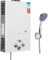 8L Gas LPG Tankless Hot Water Heater, Portable Instant Propane Gas Water Heater w/Shower Kit, for Camping/Travel/Houseboat/Home, 16kw