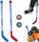 Street Hockey -Set, Kinderhockey -Set, Junior Street Hockey -Set umfassen 28 -Zoll -Kinderhockey -Stick und Hockey, Mini Hockey Stick für Jungen Mädchen, Eishockey -Trainingspflichten, Street Hockey