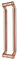 Edelstahl Heavy Duty Schiebetüren Schuppen Türgriffe Roségold 60cm (23.6in)