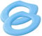 Jiakalamo Toilet Seat Cover Pads, 2pcs Padded Toilet Seat Cushion, EVA Toilet Seat Covers Winter Warm Toilet Seat Pads, Washable Portable Universal Bathroom Supplies(Blue)