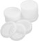 ARTIBETTER 20pcs Cabinet Vent Ventilate Outlet Air Console Room Efficient Ventilation Grille Exhaust Vents Round Louver Plug Diffuser Door Inside Vent Cover Conditioner Ceiling White Pp