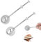 2 Stuks Küchensieb Edelstahl,Sieb Klein,Mehlsieb Edelstahl,Mehlstreuer Zum Backen,Puderzuckerstreuer,Bäcker Staubspender Zum Backen,Sieben Von Zucker,Mehl,Gewürzen (Voll Und Halbsiebe)