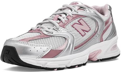 New Balance 530 Unisex Running Inspired (U53022Q) (Argento Metallico/Legno di Palissandro), 6.5 Women/5 Men
