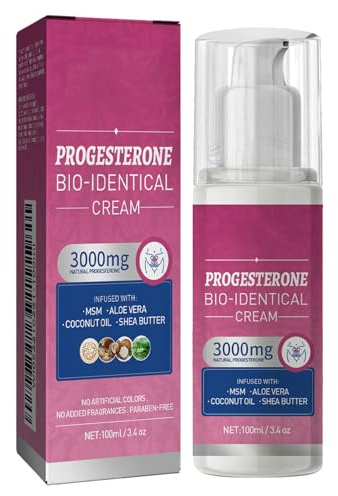 KOAHDE Menopause Progesteron Creme,Creme zur Verringerung der Wechseljahre,100ML,Sanfte Feuchtigkeitsmassage Körperliche und Emotionale Pflege