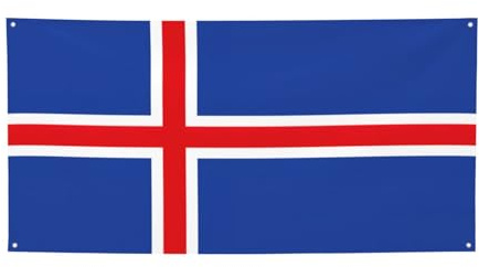 Party-Banner mit Island-Flagge, Dekorationen für alle Anlässe, für Thanksgiving, Geburtstagsfeiern und mehr