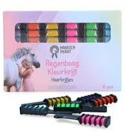 Holland Animal Care Regenbogen-Farbstifte für Pferde – Abwaschbar, 6 Stück