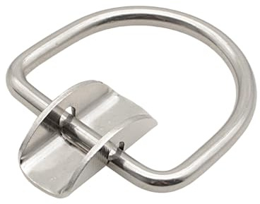 Generisch Stainless Steel Diving Belt D-Ring - Webbing Holder with Side Buckle on the Back, Diving Bottle Accessories | Diving Snorkeling Surfing Water Sports Underwater Equipment