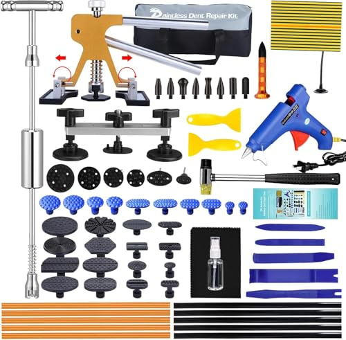 Manelord Car Ventouse Carrosserie et Debosselage Carrosserie, Marteau Carrossier, Auto Kit Debosselage sans Peinture