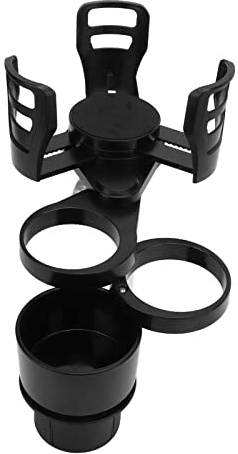 DAN&DRE Car Cup Holder Extender, 360 Rotating 2 in 1 Universal Cup Mount with Adjustable Base, Organizer for Saving Car Space
