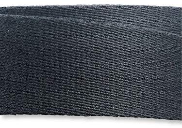 Gurtband 40mm Baumwolle Taschengurt Uni 32 Farben - 1 Meter (Dunkelgrau)
