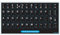 Ersatz-Aufkleber, Englisch, schwarz, nicht transparent, mit weißen Buchstaben, geeignet für jede Tastatur, 2 Stück