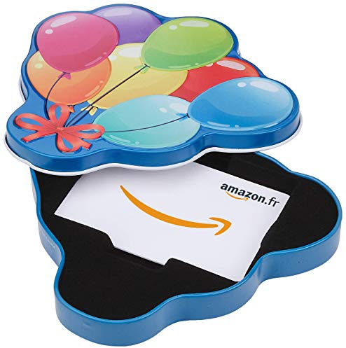 Carte cadeau Amazon.fr - Dans un coffret Ballons d'anniversaire