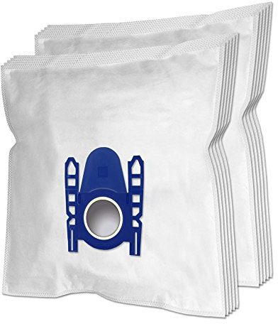 10 Premium Sacs d'aspirateur pour Siemens G XL, VS06G9999, F Type, VS55D00/06, VS 50 B 00 bis 59 B 99 Powerball, VS50A30/03, Synchropower Bafless, VS91A00/01, Synchropower Bag & Bagless, VS91A00/04