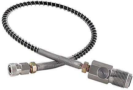 AILOVA Vollfeder Tauchpumpe Rohr,Hochdruck Tauchrohr Tauch Scuba Connect Tankstelle zum Befüllen des Ladeadapters für PCP-Tauch-Taucher - passend für Standardgewinde von DIN-Tauchtankventilen